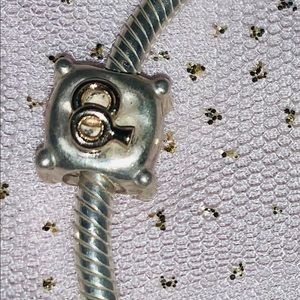 Pandora bracelet  -Anniversary Charm and 2 spacers